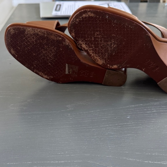Tory Burch Tan Leather Sandals - Picture 6 of 8